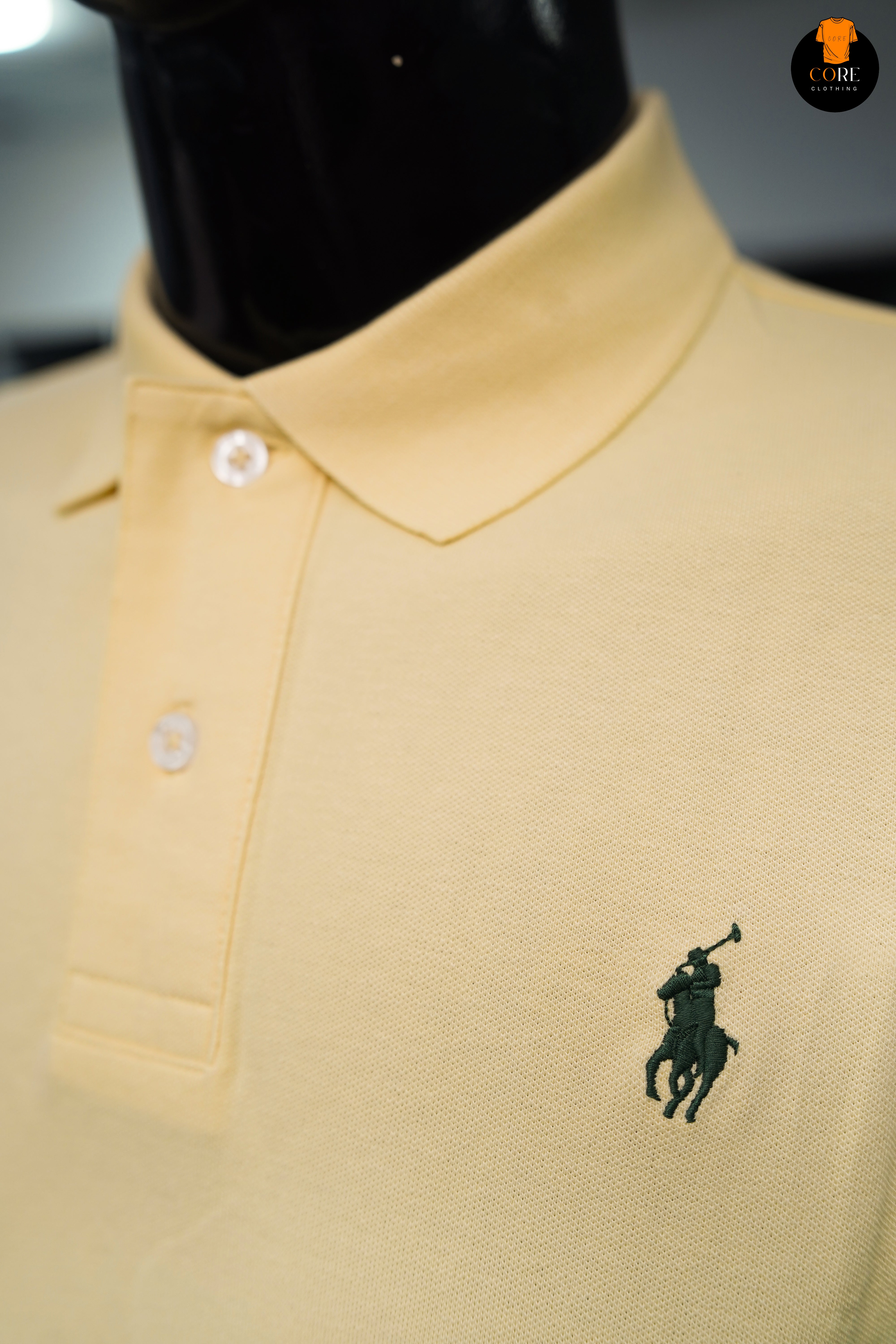 RL Small Pony Logo Polo Shirt - Yellow