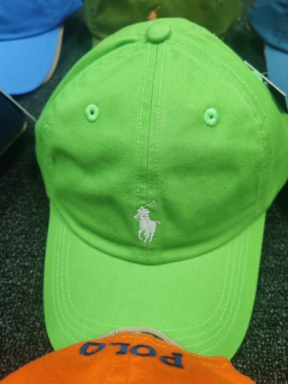 RL Sun Cap (Small Pony) - Parrot Green