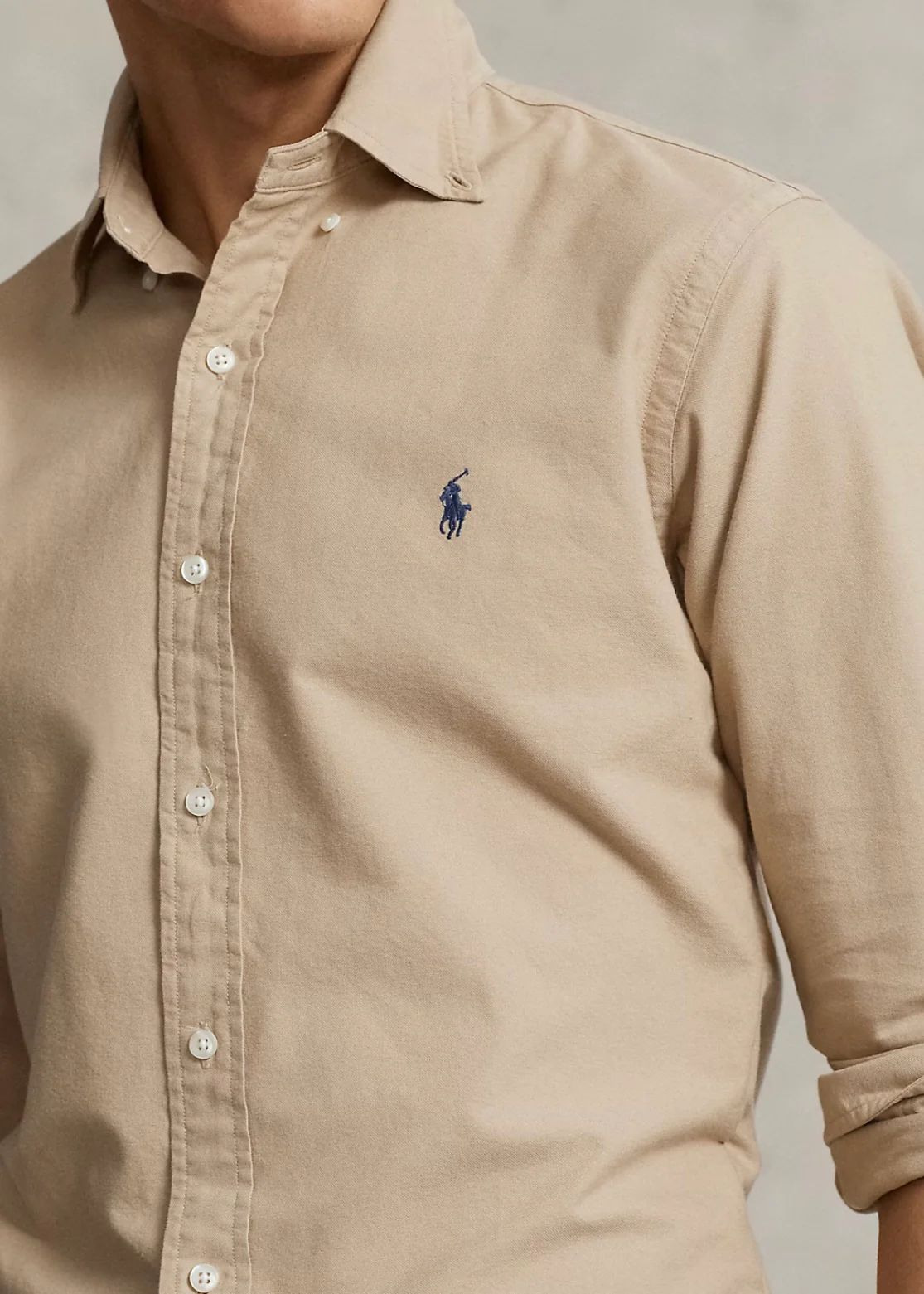 RL Button-Down Collor Shirt - Beige