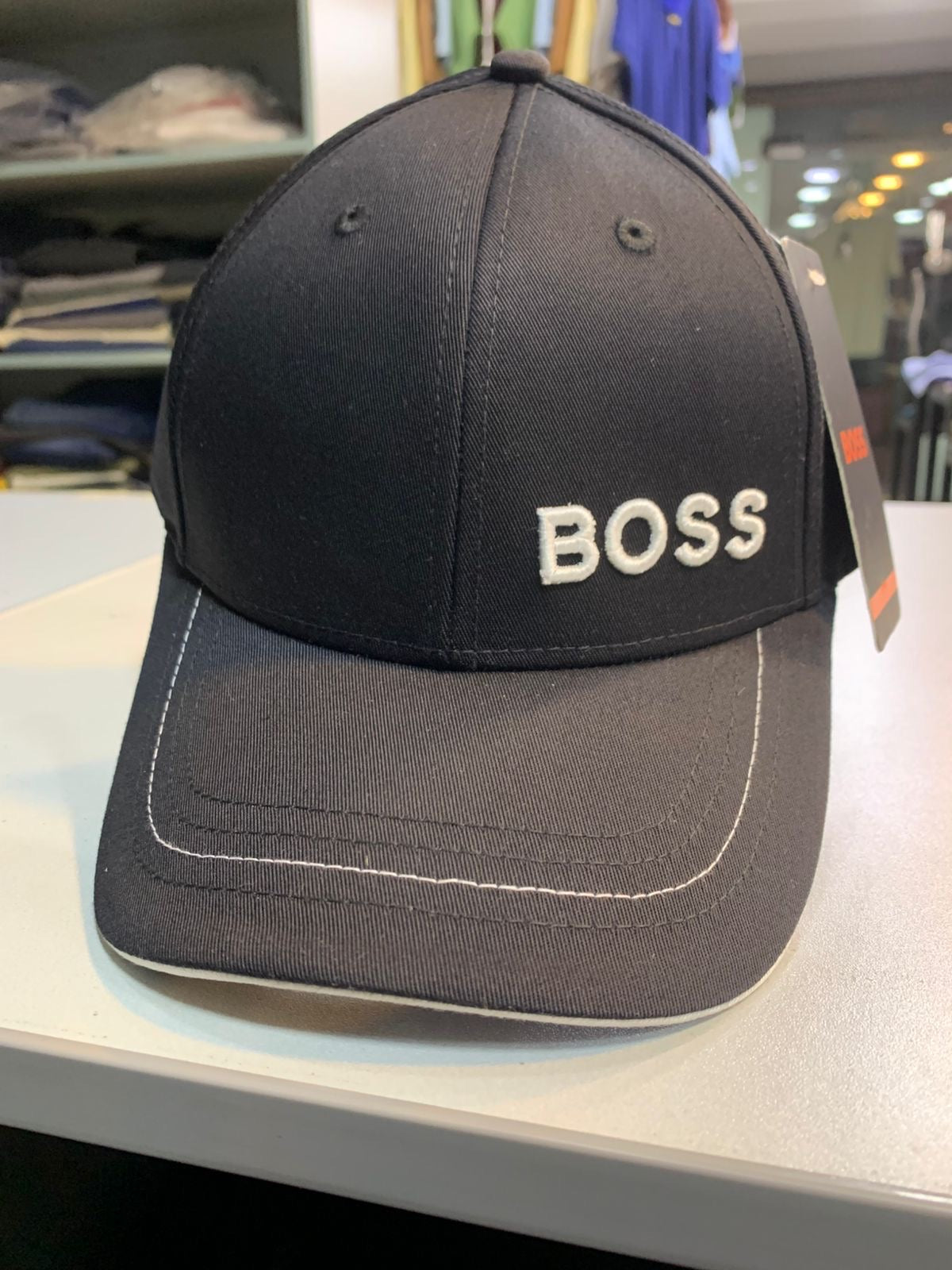 BOS Cap - Black (White Logo)