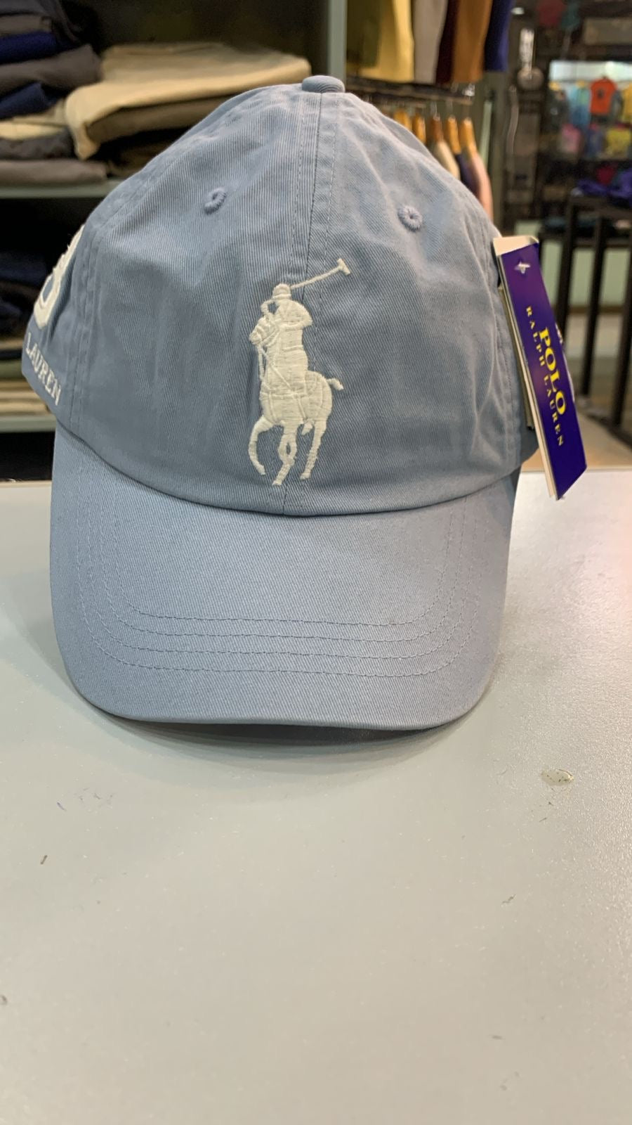 RL Sun Cap - Violet (White Logo)
