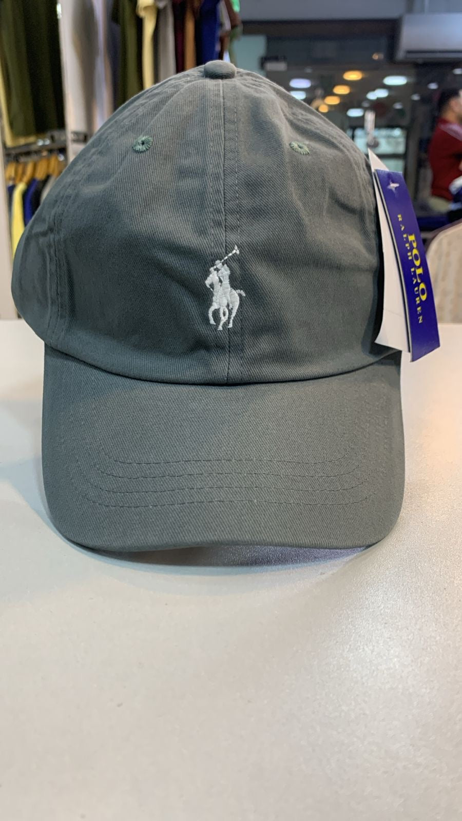 RL Sun Cap (Small Pony) - Dark Grey