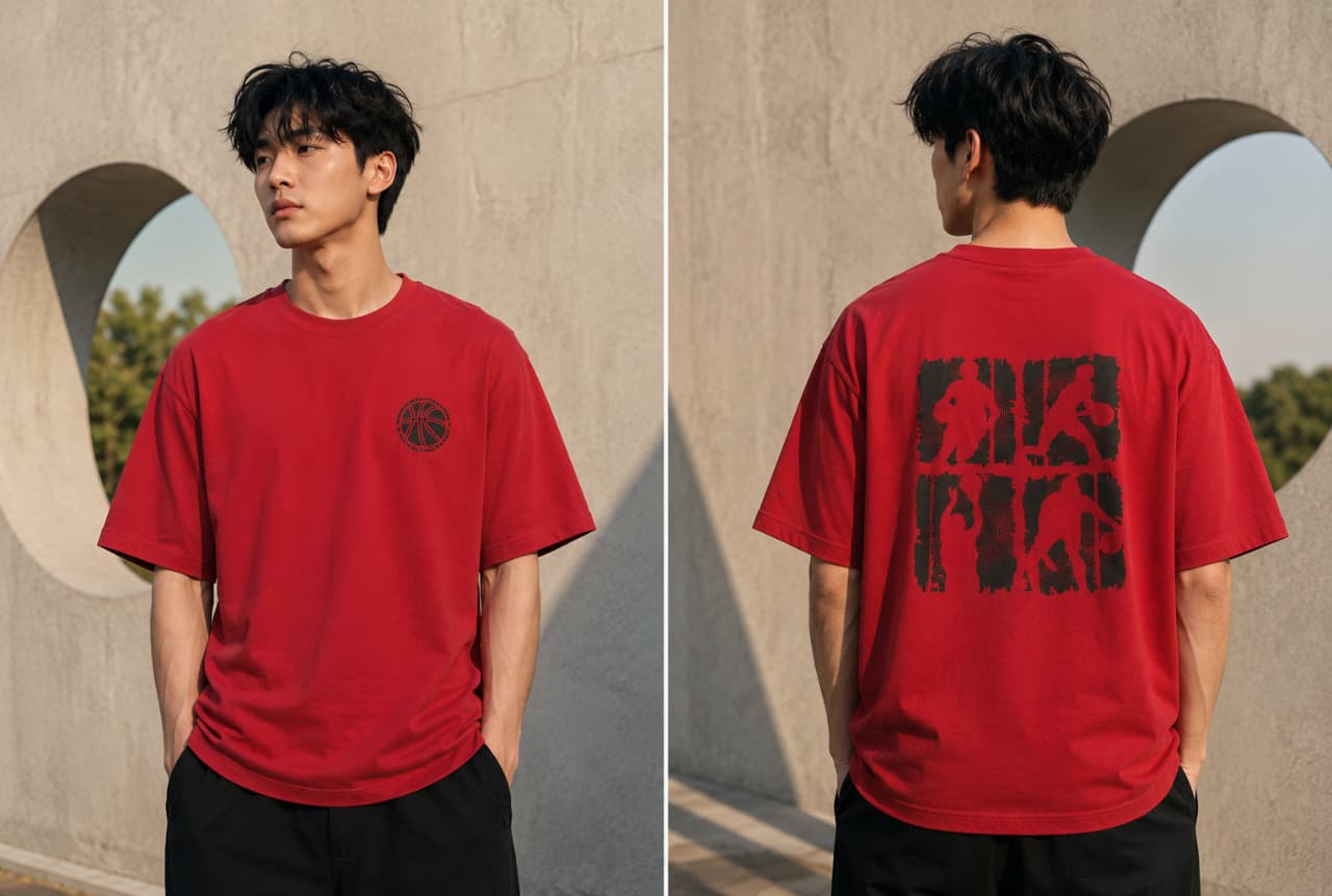 ZR Oversized T Shirt- Red