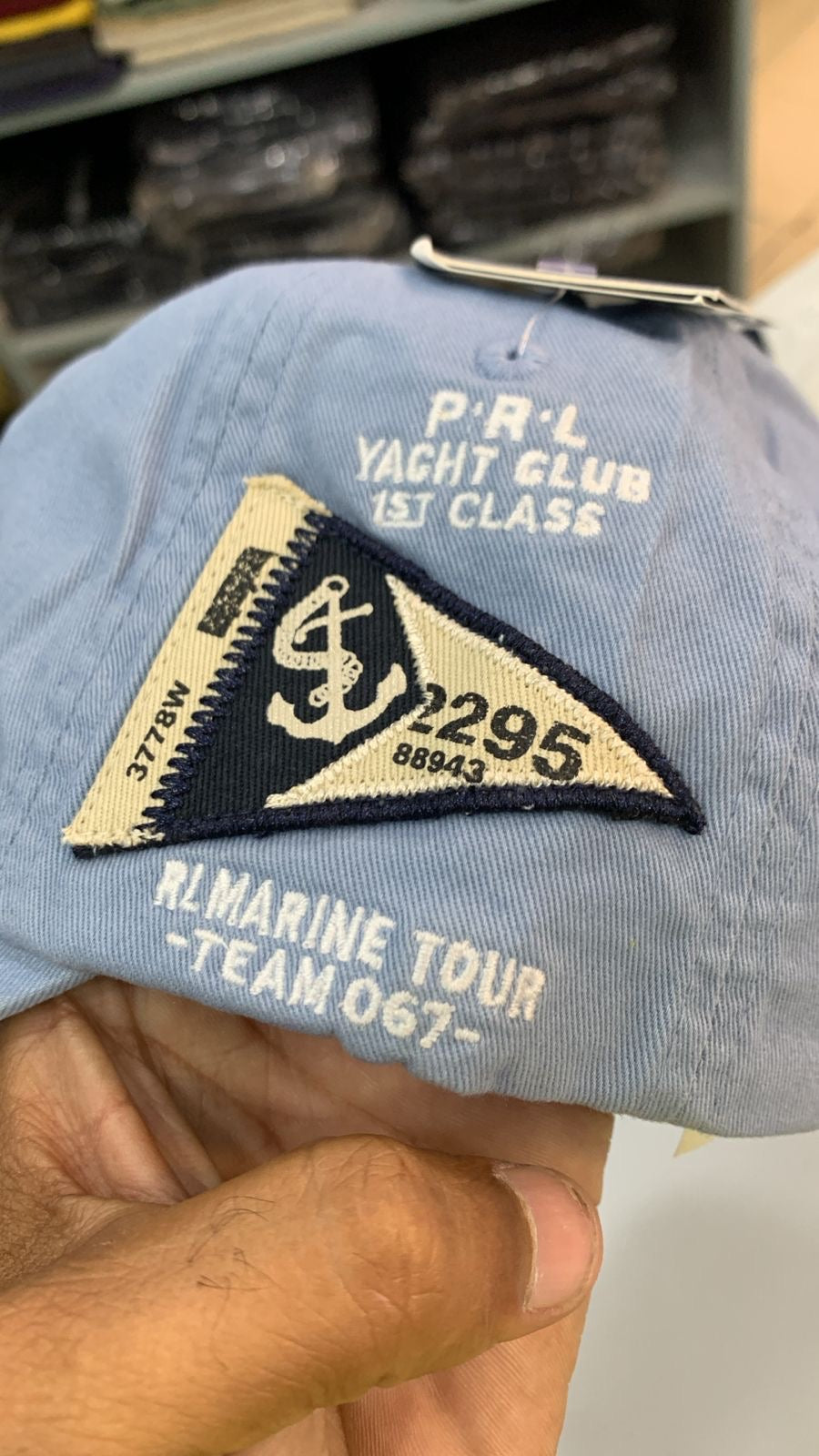 RL Sun Cap - Violet (White Logo)