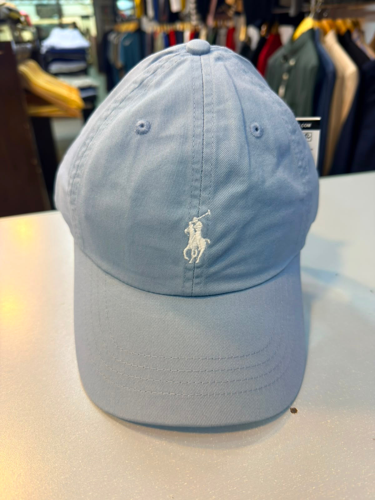 RL Sun Cap (Small Pony) - Violet (White Logo)
