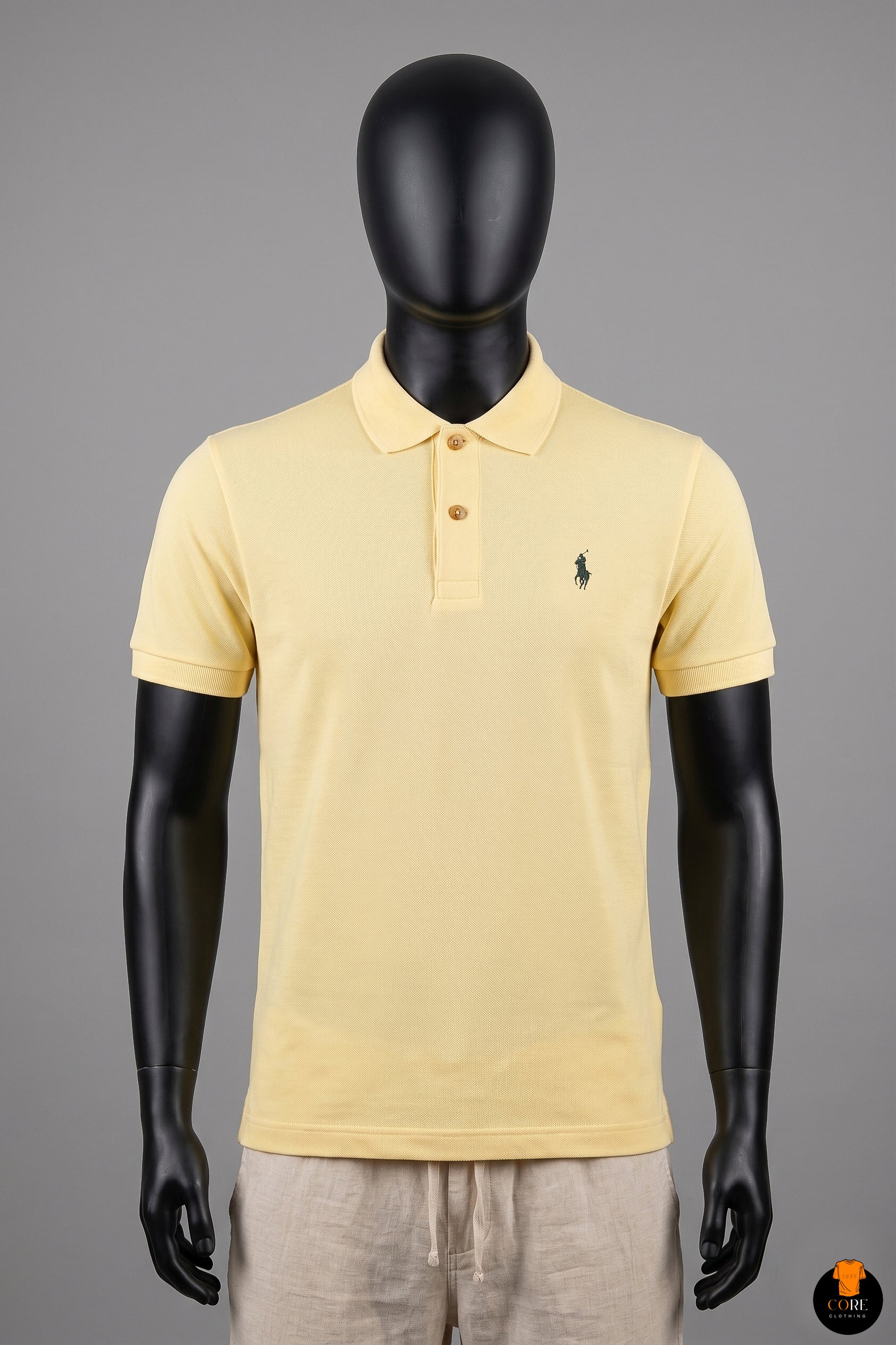 RL Small Pony Logo Polo Shirt - Yellow