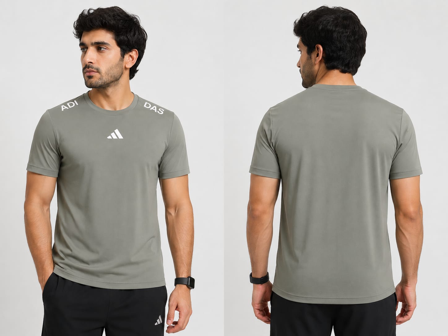 Adds Dri Fit T Shirt- Olive Green