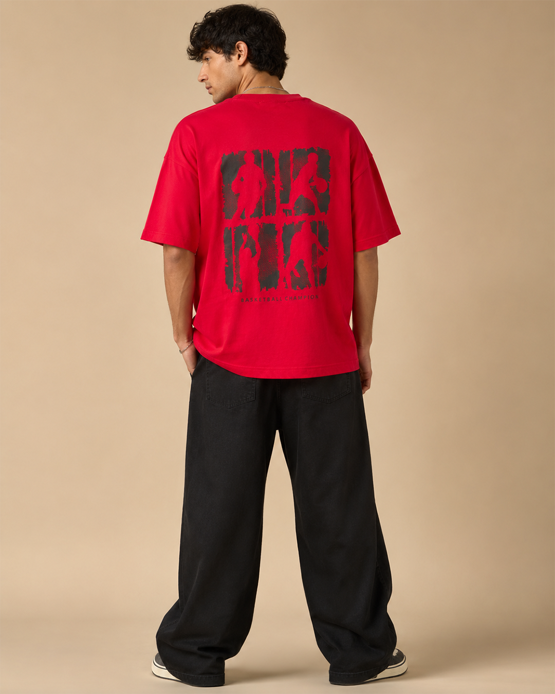 ZR Oversized T Shirt- Red