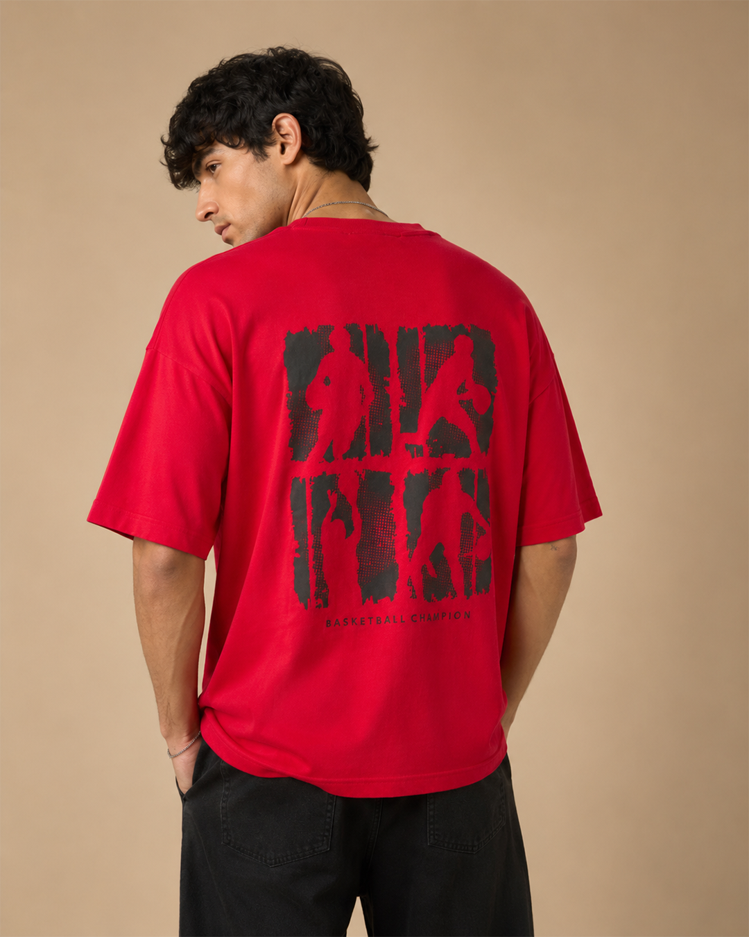 ZR Oversized T Shirt- Red