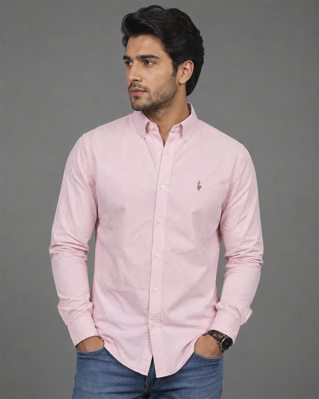RL Linen Shirt - Pink