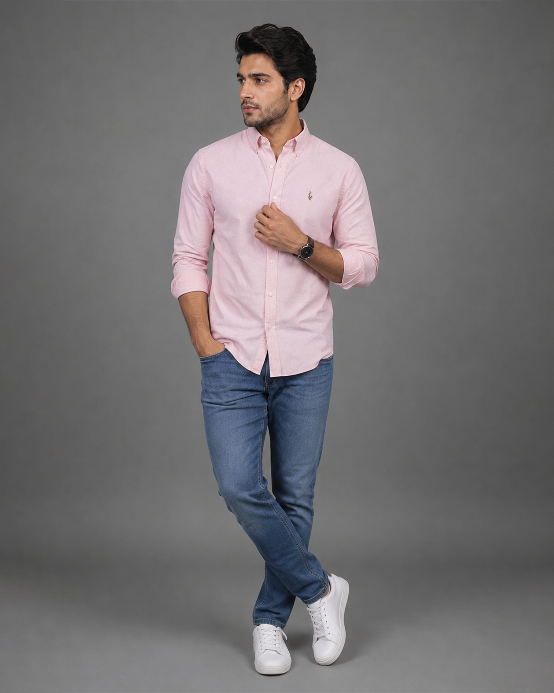 RL Linen Shirt - Pink