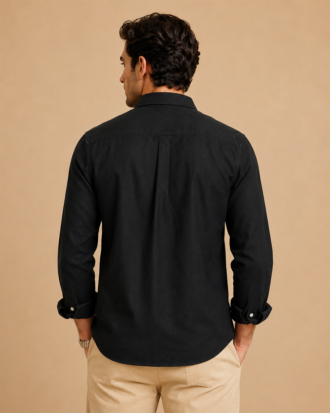 RL Linen Shirt - Black