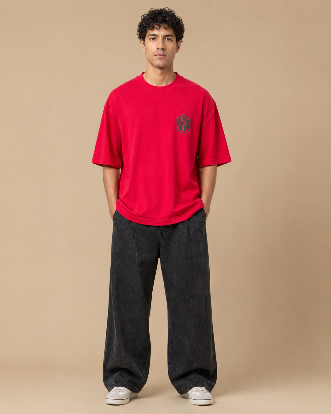 ZR Oversized T Shirt- Red