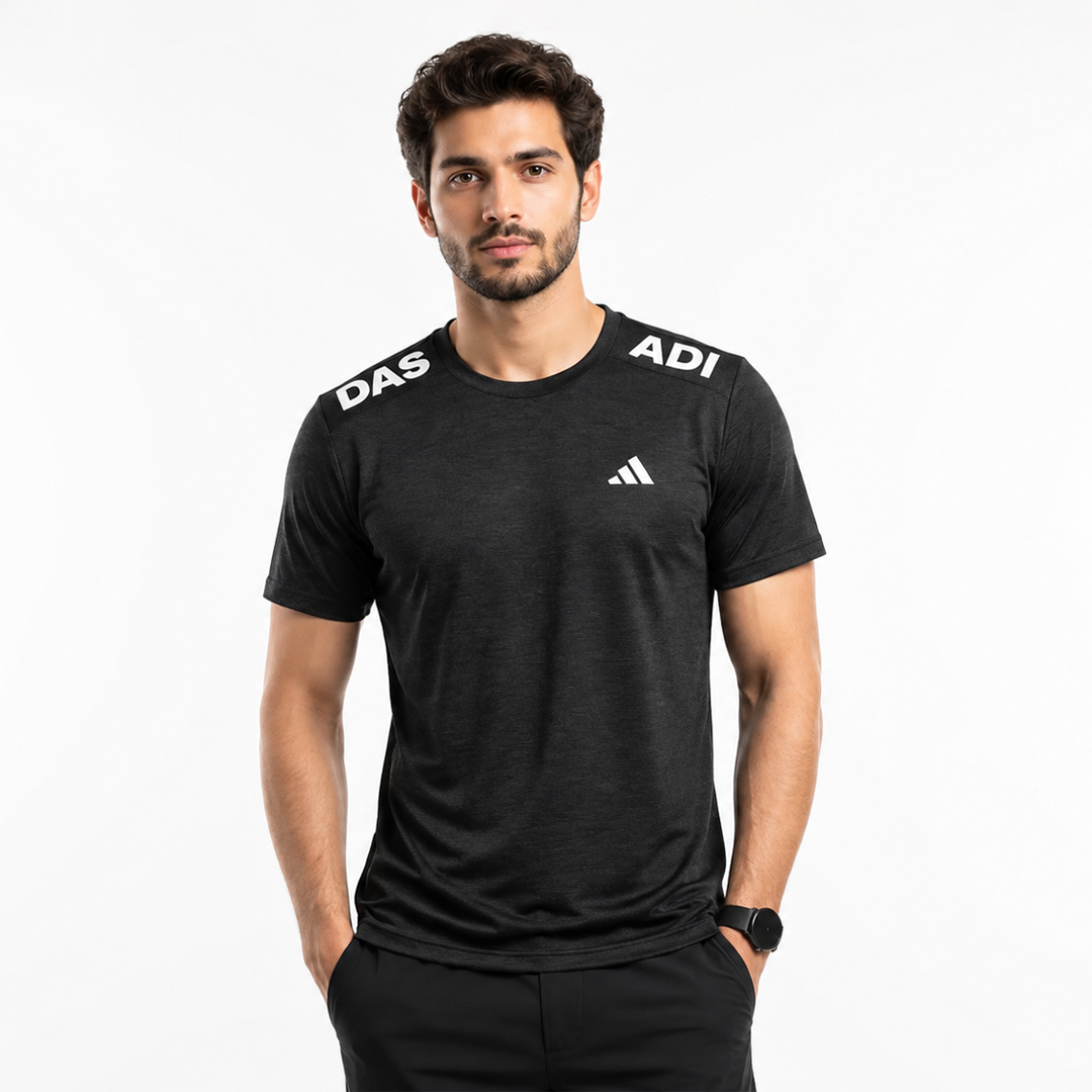 Adds Dri Fit T Shirt- Black