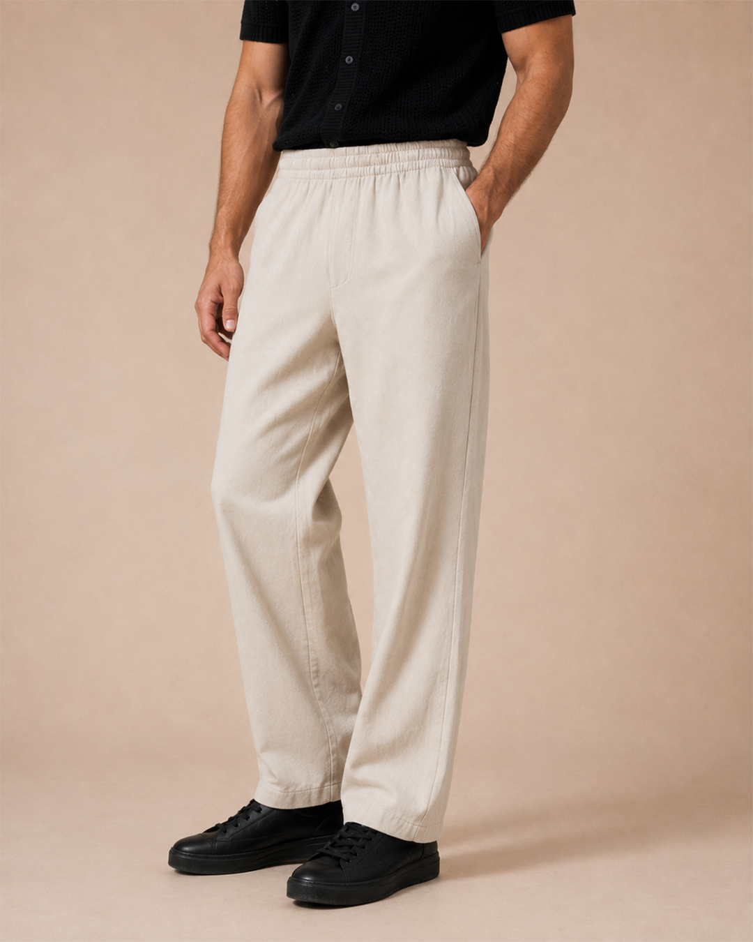 Brshka Pique Trouser Unisex - Beige