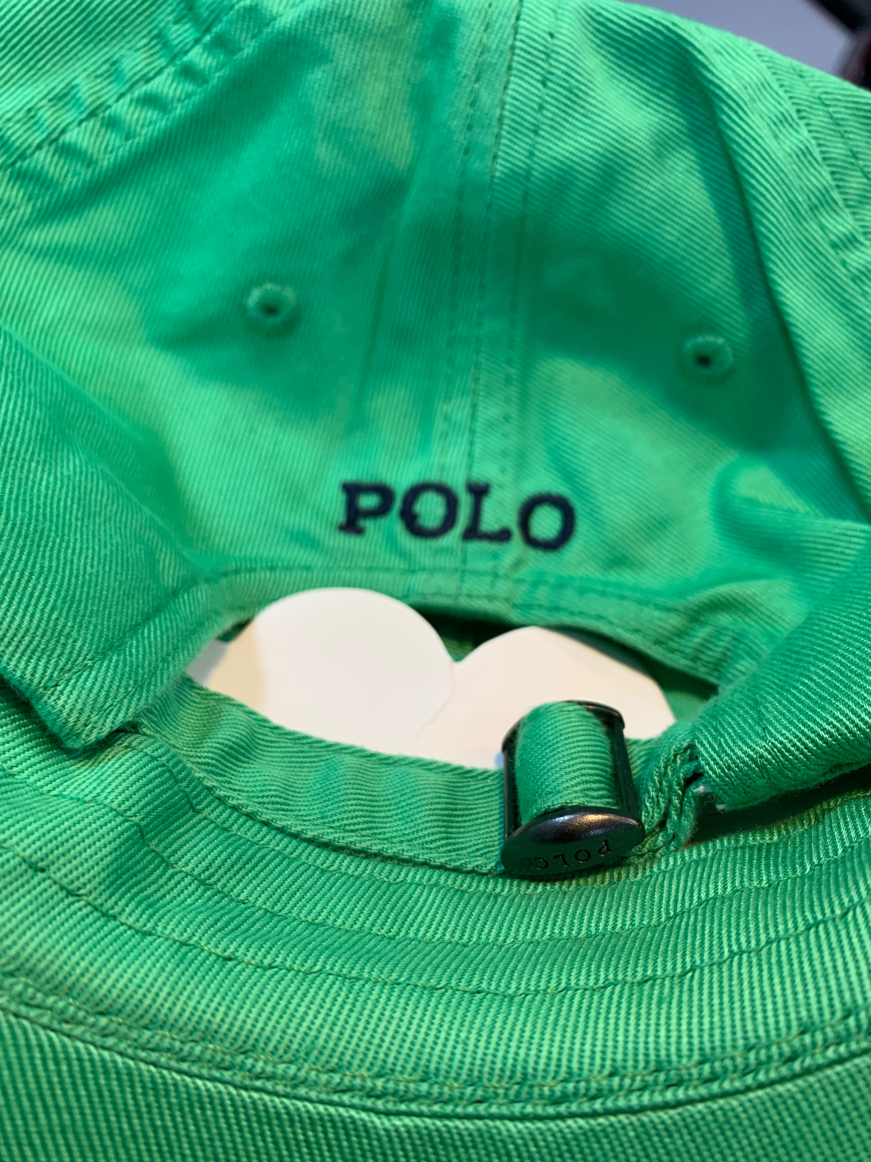 RL Sun Cap (Small Pony) - Parrot Green (Black Logo)
