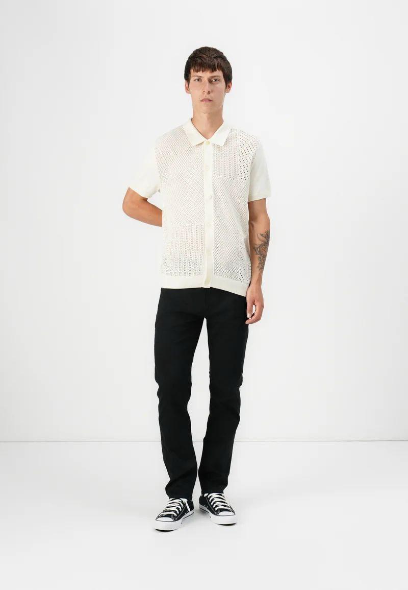 Gp Cardigan Polo Shirt - White