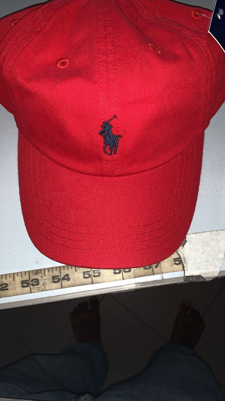 RL Sun Cap (Small Pony) - Red