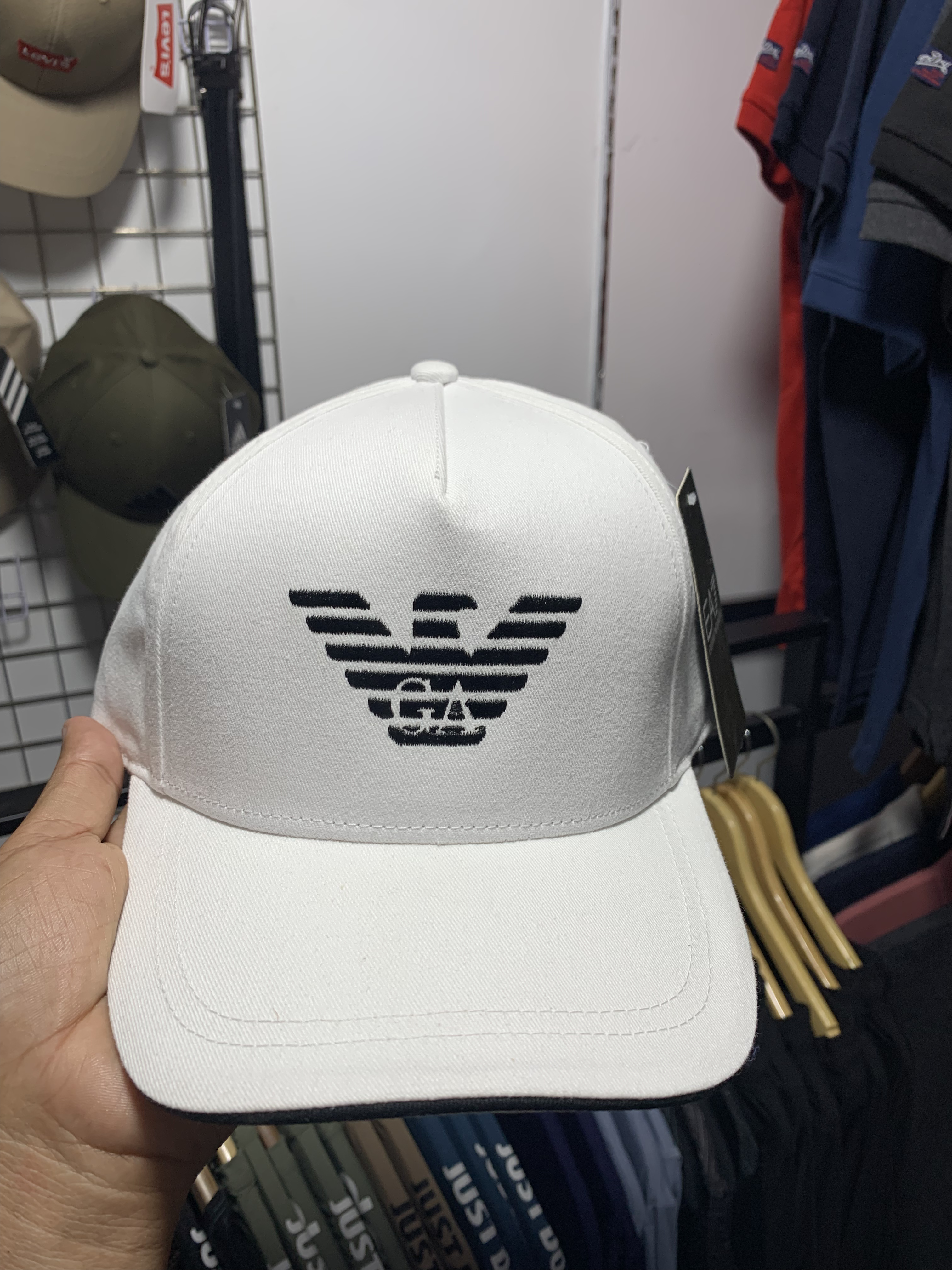 Arm Large Logo Cap white