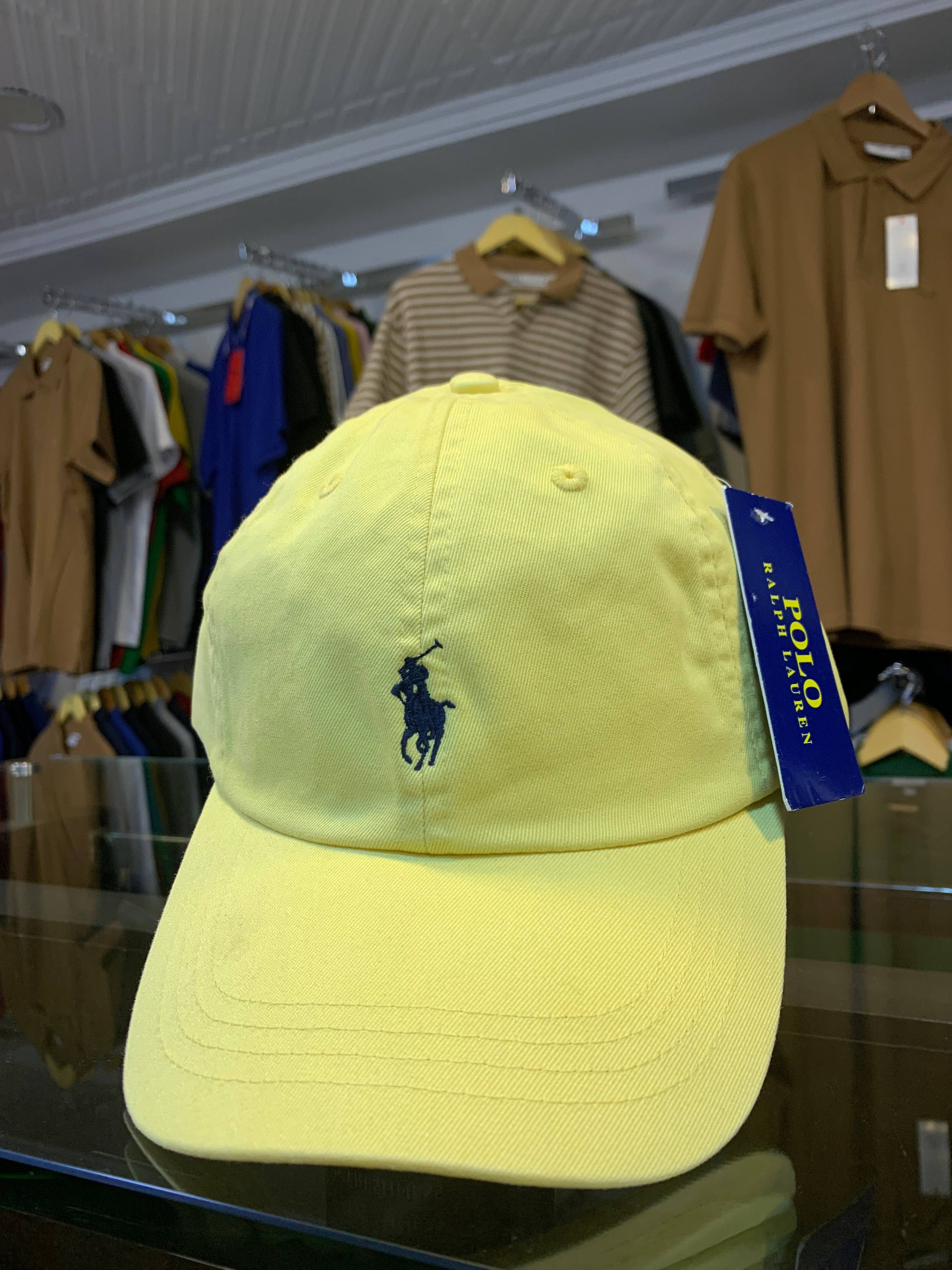 RL Sun Cap (Small Pony) - Light Yellow