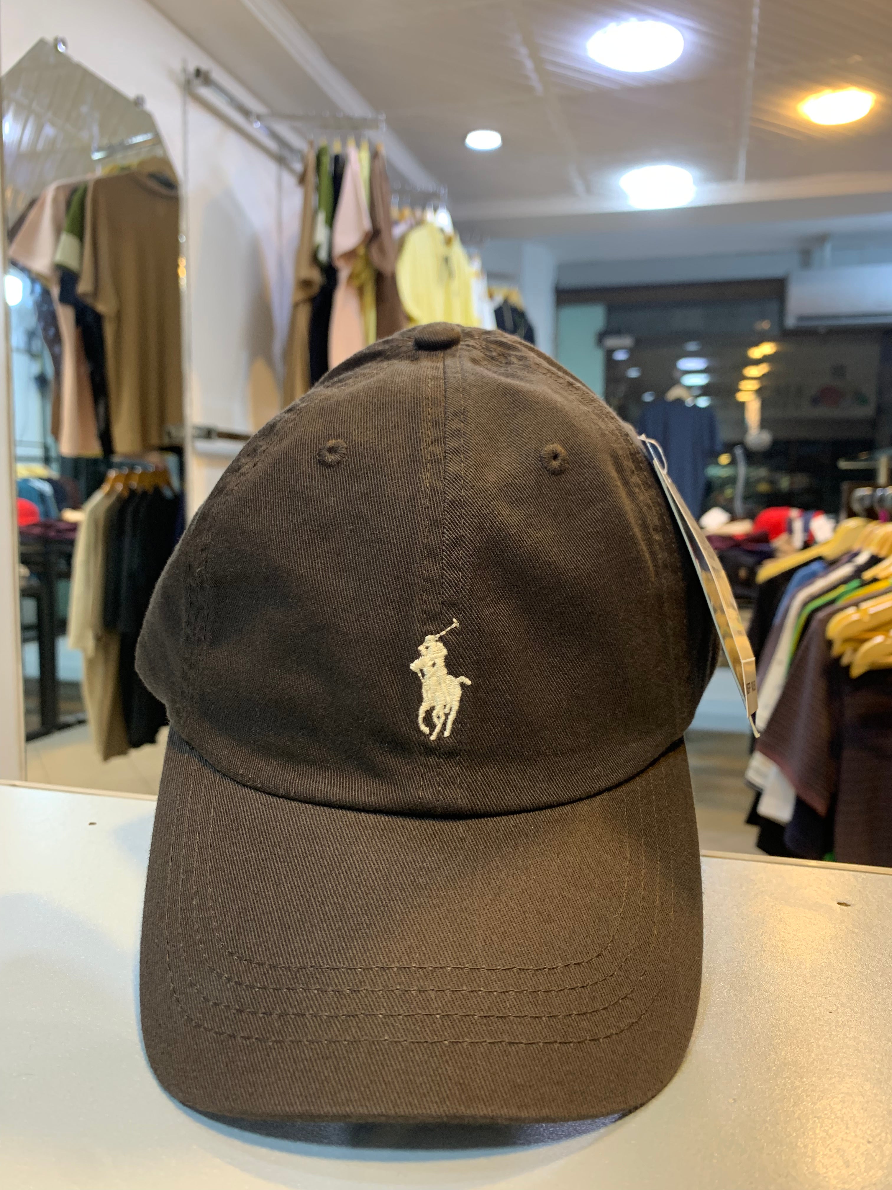 RL Sun Cap (Small Pony) - Chocolate Brown