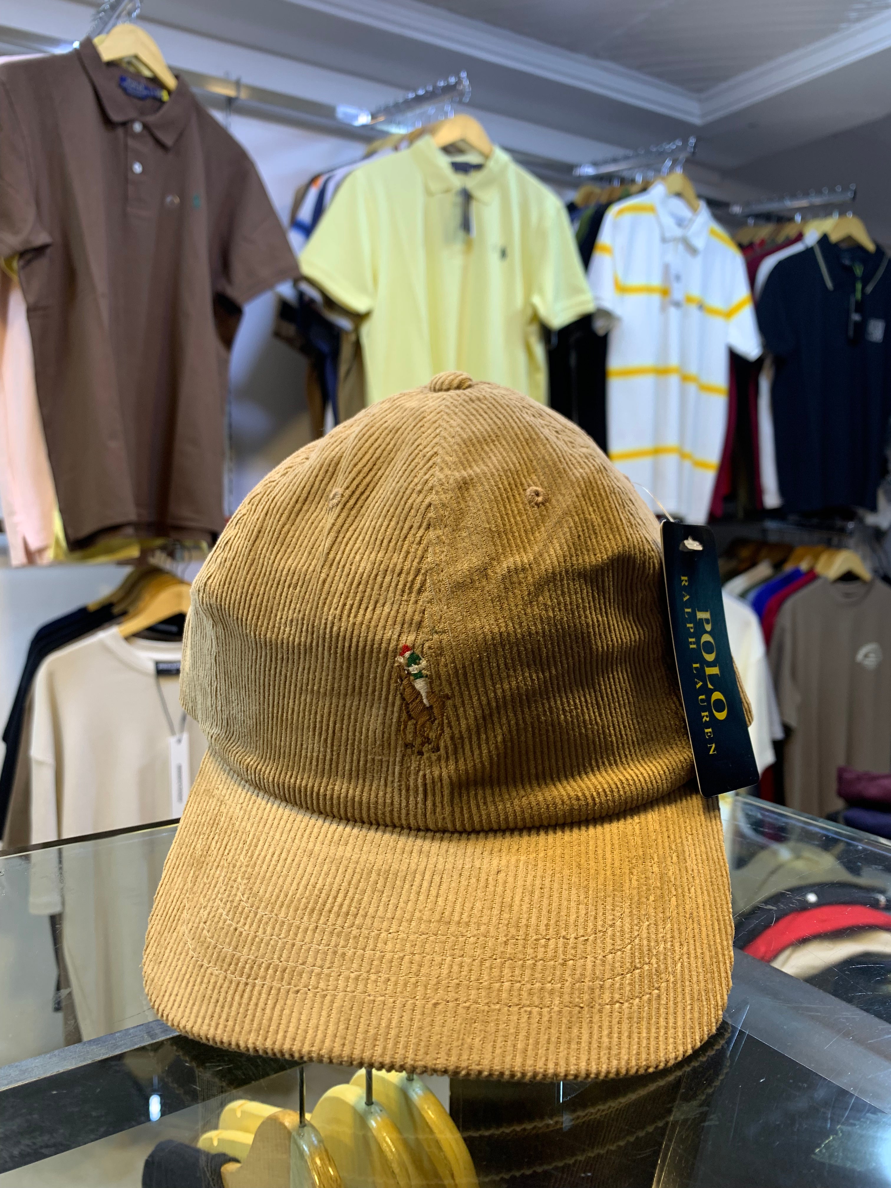 RL Corduroy Cap - Brown