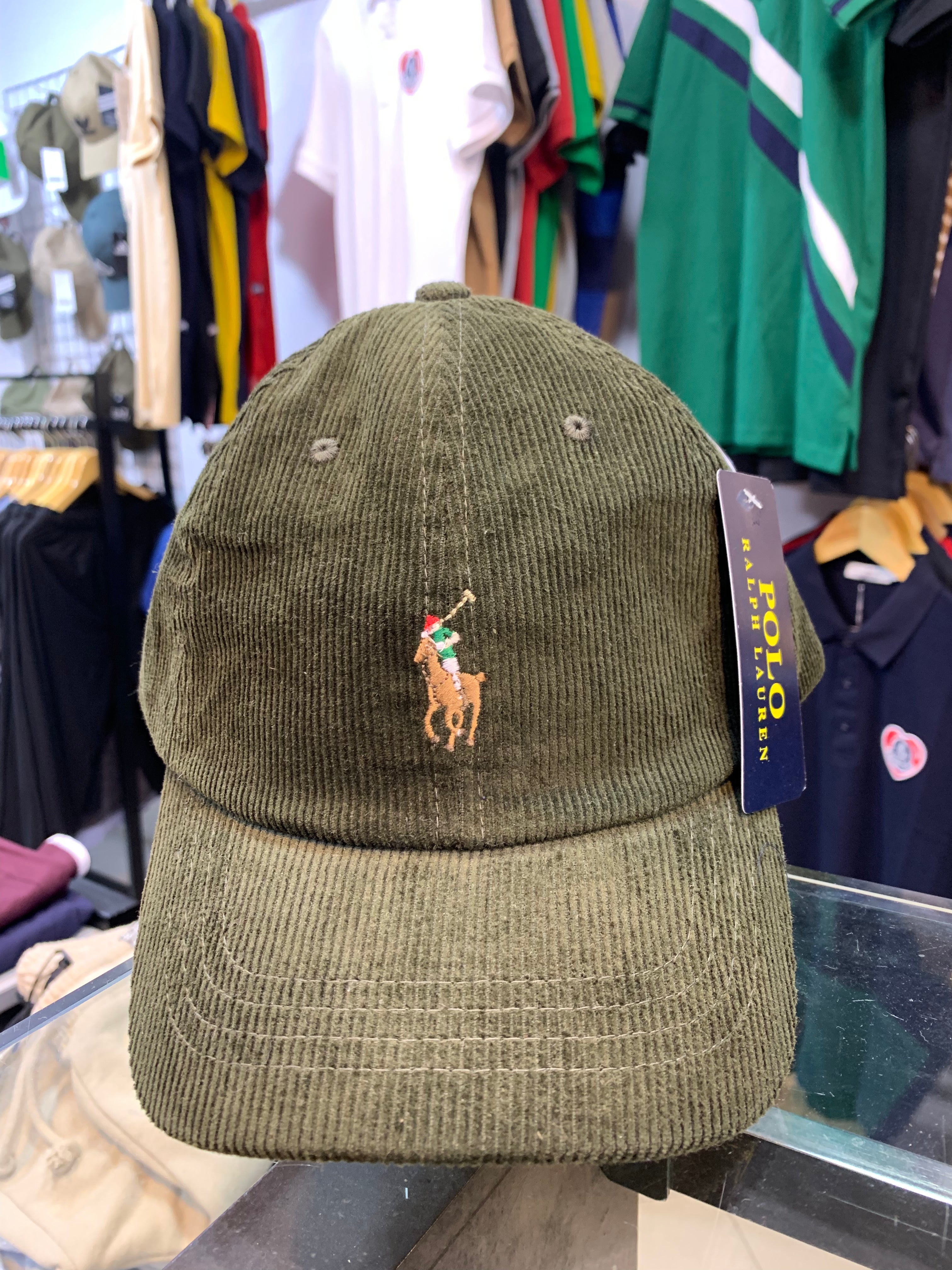RL Corduroy Cap-Green