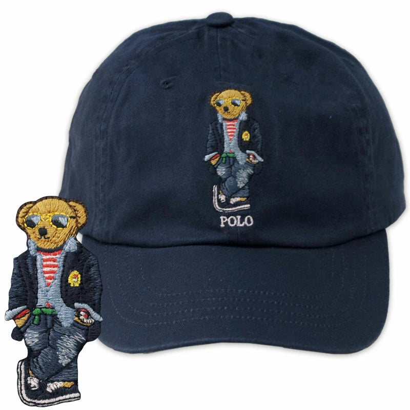 RL Bear Sun Cap - Black