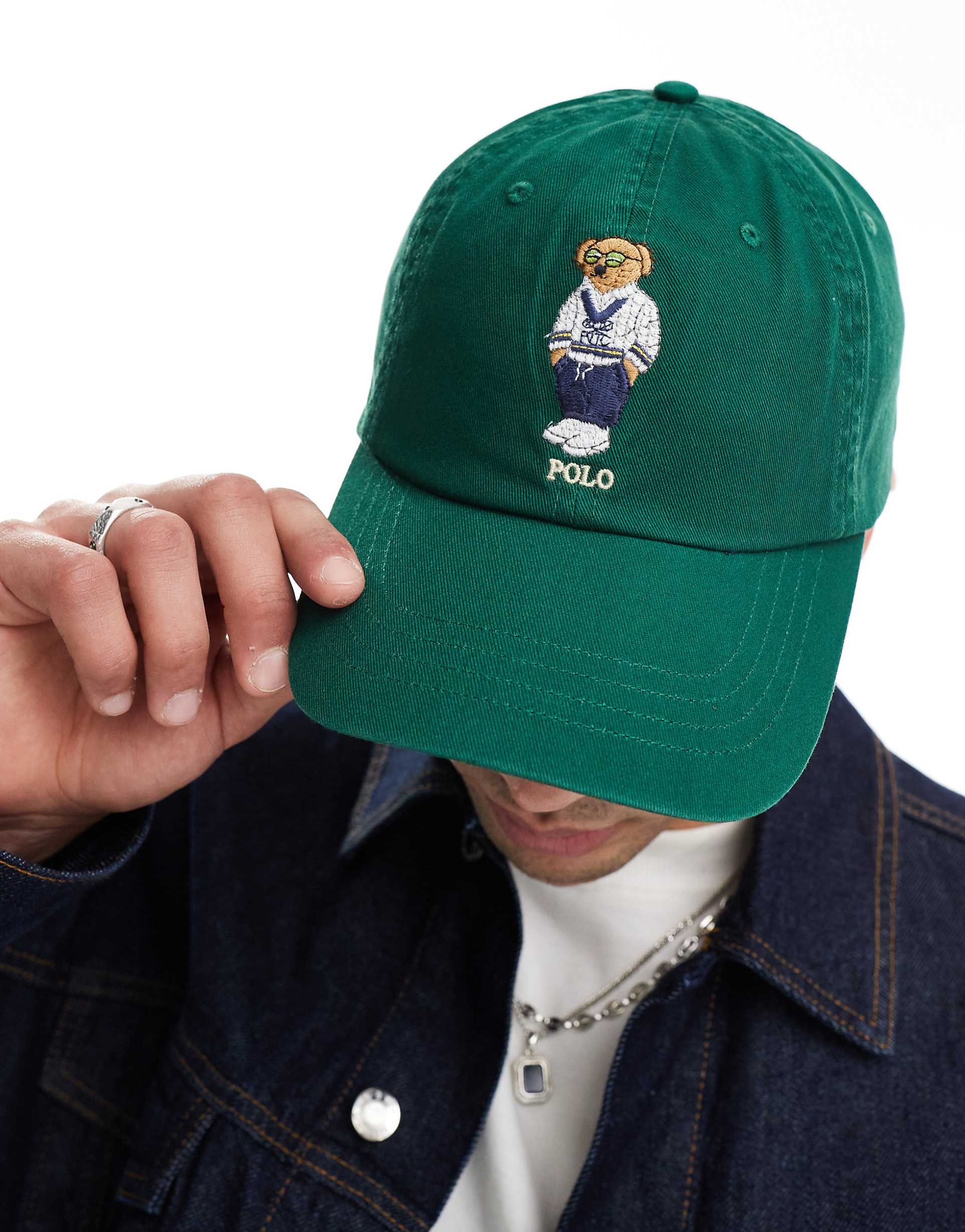 RL Bear Sun Cap - Green