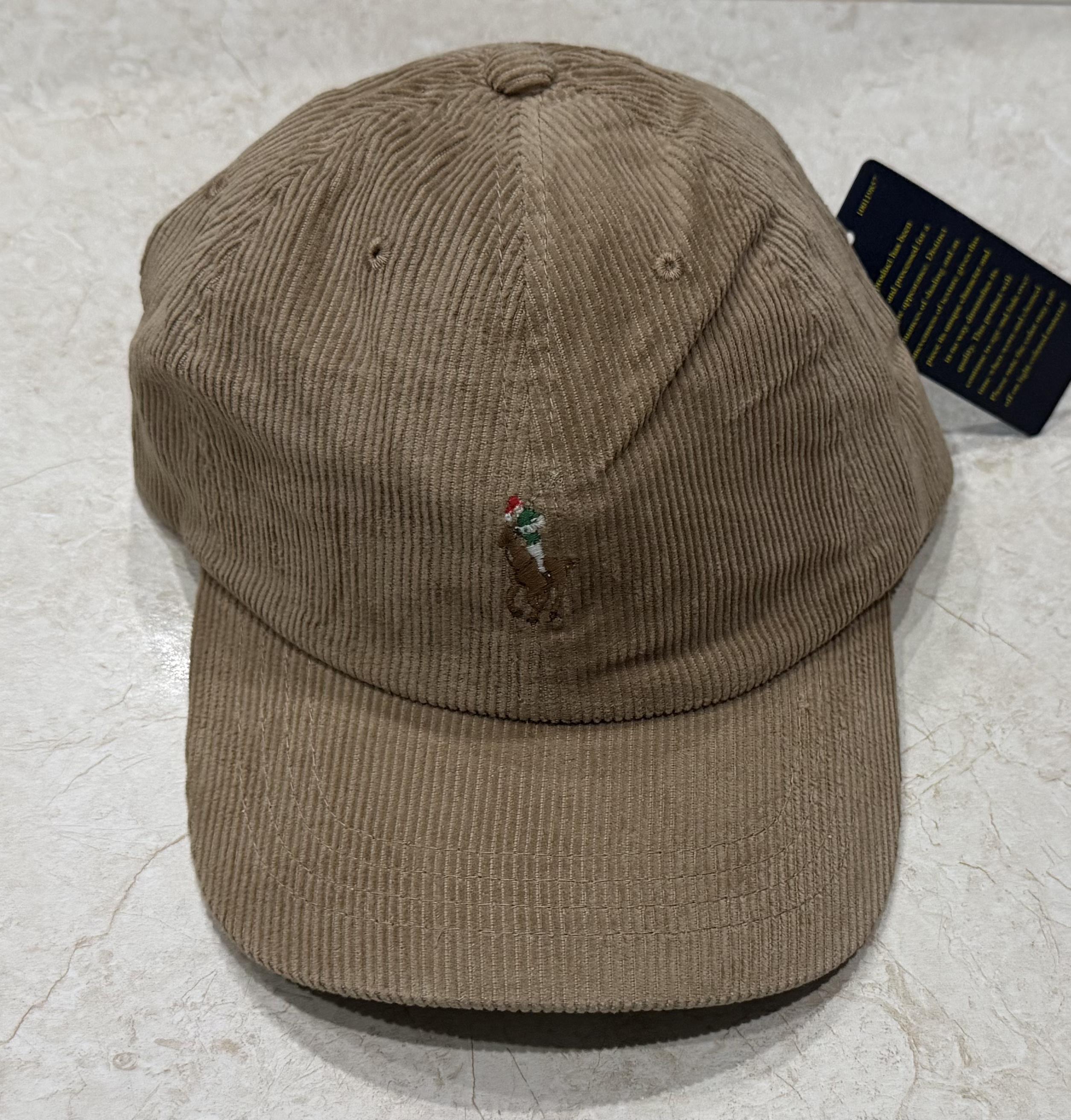 RL Corduroy Cap - Brown