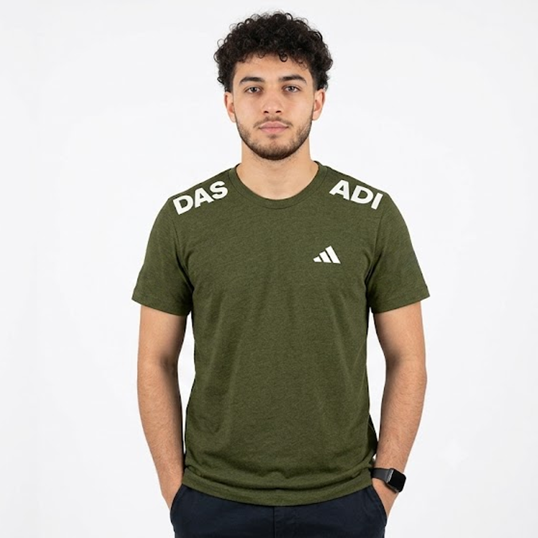 Adds Dri Fit T Shirt- Olive Green