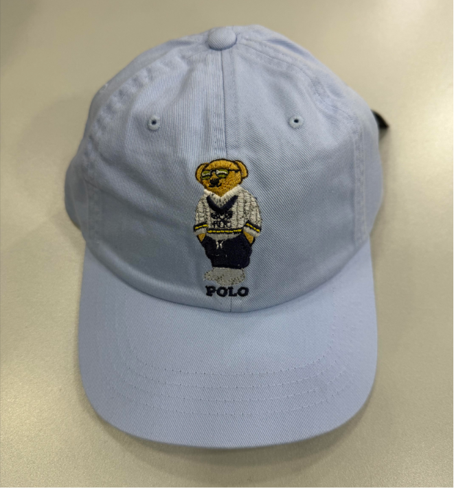 RL Bear Sun Cap - Austin Blue