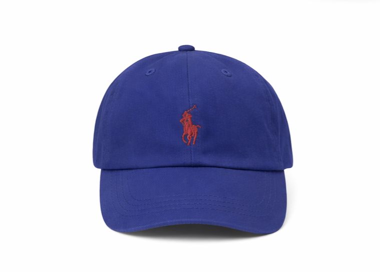 RL Sun Cap (Small Pony) - Navy Blue