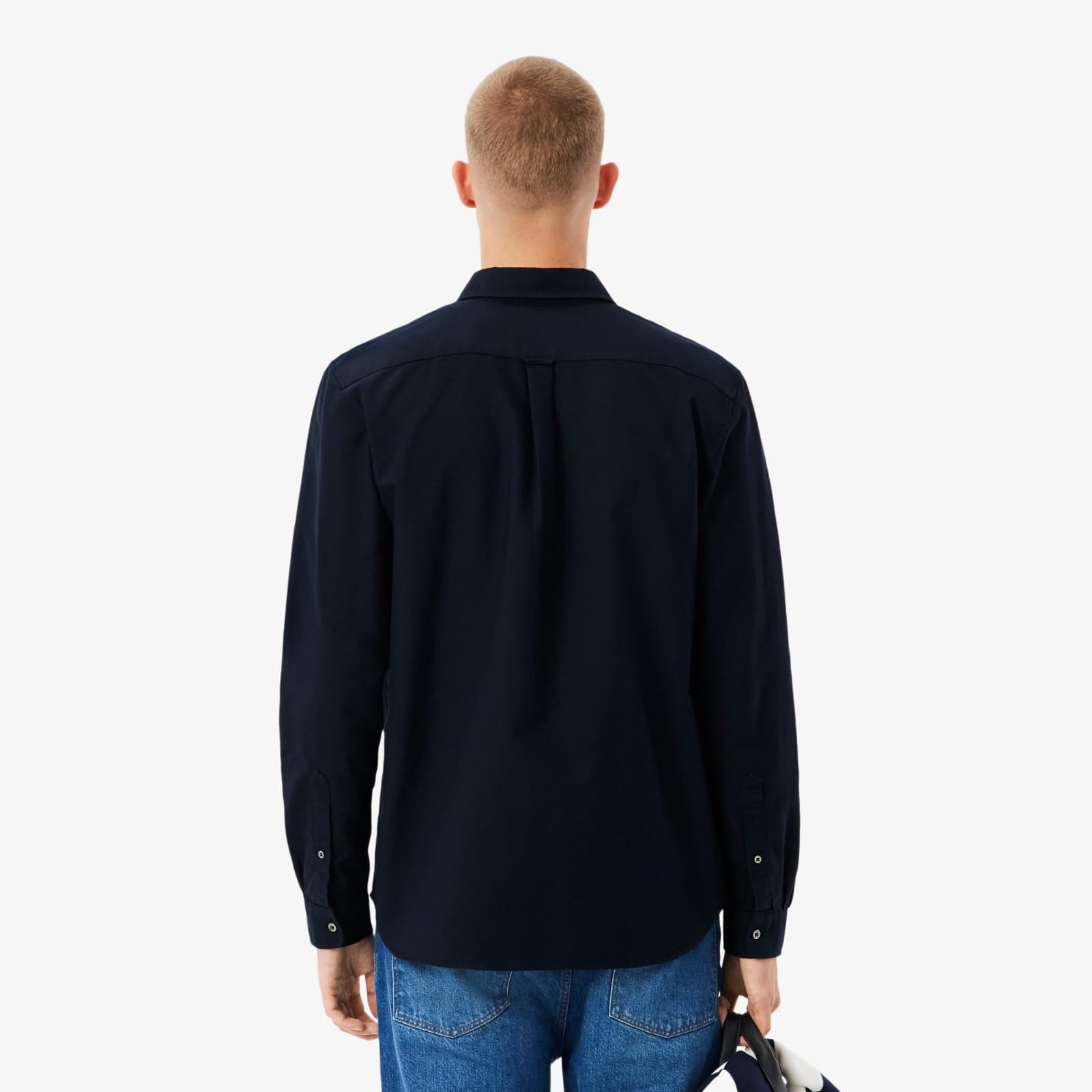 Lcst Button-Down Collar Shirt (Chest Logo) - Black